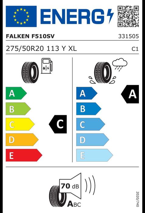 Anvelope vara Falken Azenis FK510 SUV 275/45/20