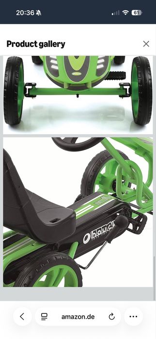 Детска кола карт Go Cart нова 4+