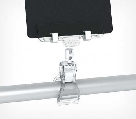 Ценникодержатель на прищепке с широким зажимом. Ценник. Прищепка