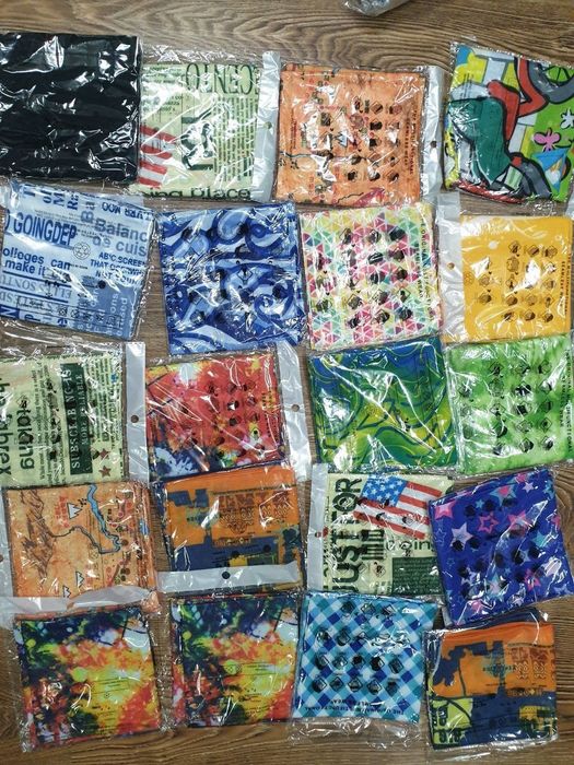 Повязка для лица, бафф, балаклава.

Бафф – это бесшовный и многофункци