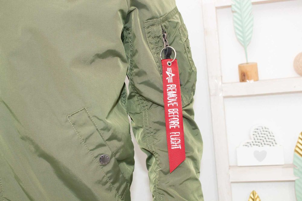 Alpha Industries MA-1 оригинално мъжко яке в зелено S