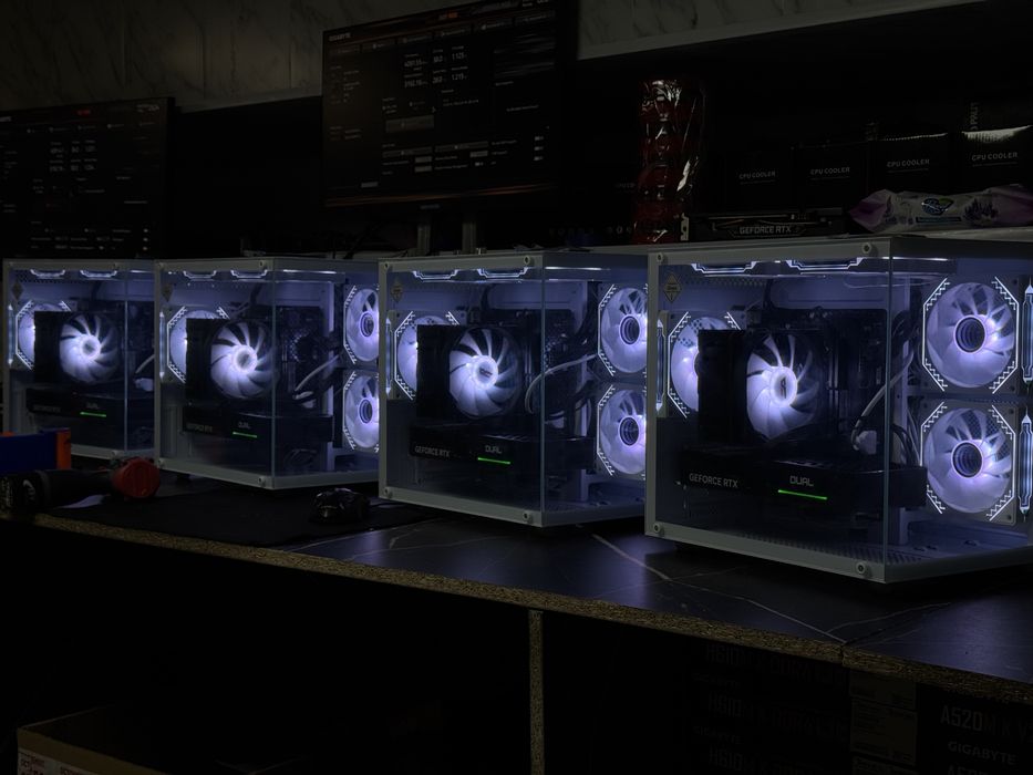 Компьютер на Ryzen 7500F + 5060TI 500FPS