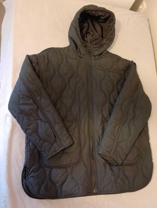 Ватирано яке черен