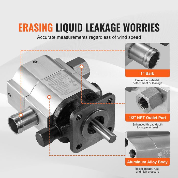 Pompa Hidraulica pentru Taiat Lemne,13GPM,3000PSI,Aluminiu