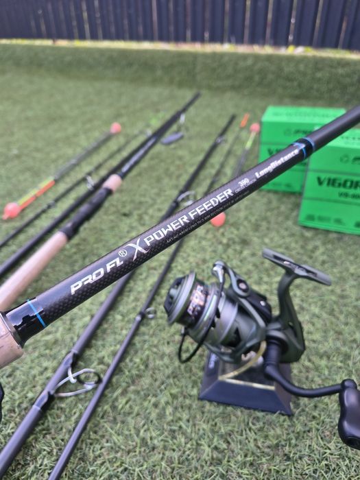 Set 2 Lansete PROFL X POWER FEEDER 3.90m 180g NEW 2026 + Set 2 Mulinete PRO FL Vigorous 6000 5+1 Rulmenti NEW 2026

Tel 0722376623

Produs