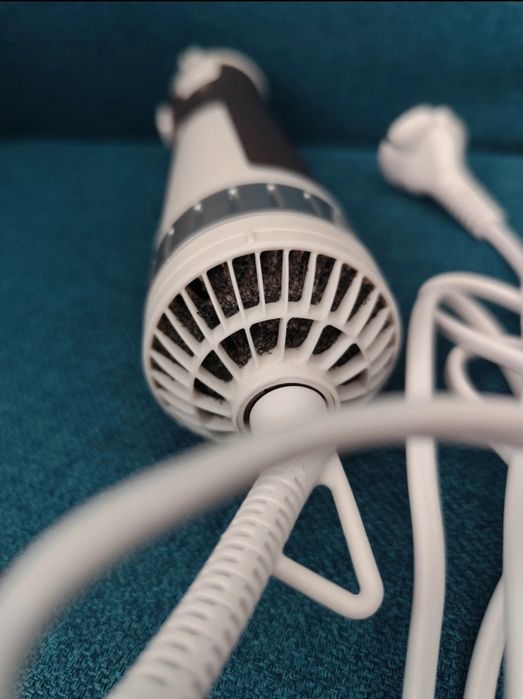 Perie rotativă Rowenta Brush Premium Care, 1000W, 2 trepte, 2 viteze, 2 perii, înveliș ceramic
