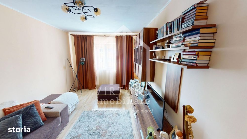 Apartament de vanzare in Sibiu cu 3 camere 65 mp utili, bloc cu lift