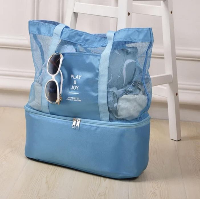 Комбинирана плажна чанта с хладилна част