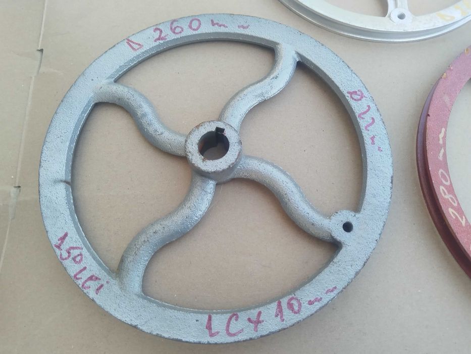Fulie cu o curea de 10 mm