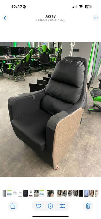 Игровые кресла из комп. клуба