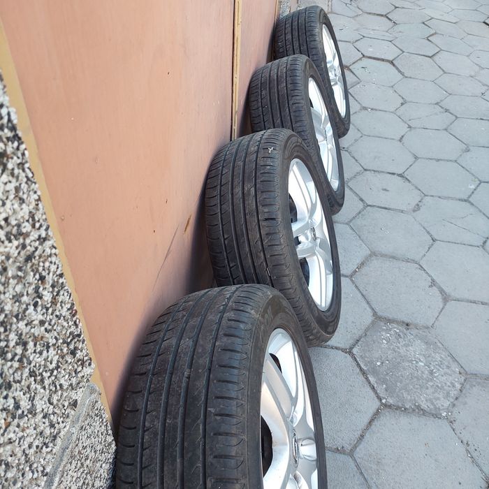 Оригинални алуминиеви джанти за Opel 16 5x110x16 ет39 с гуми 205х55х16