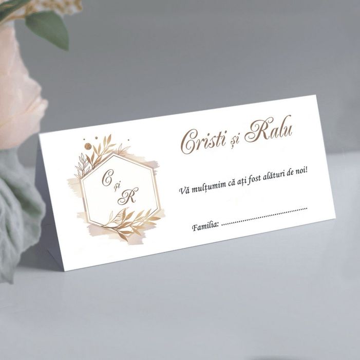 Invitatii personalizate pentru evenimente - plicuri, meniuri