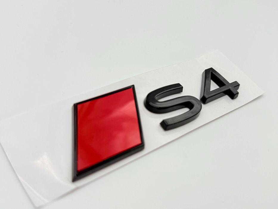 Emblema AUDI S4 spate negru NOU
