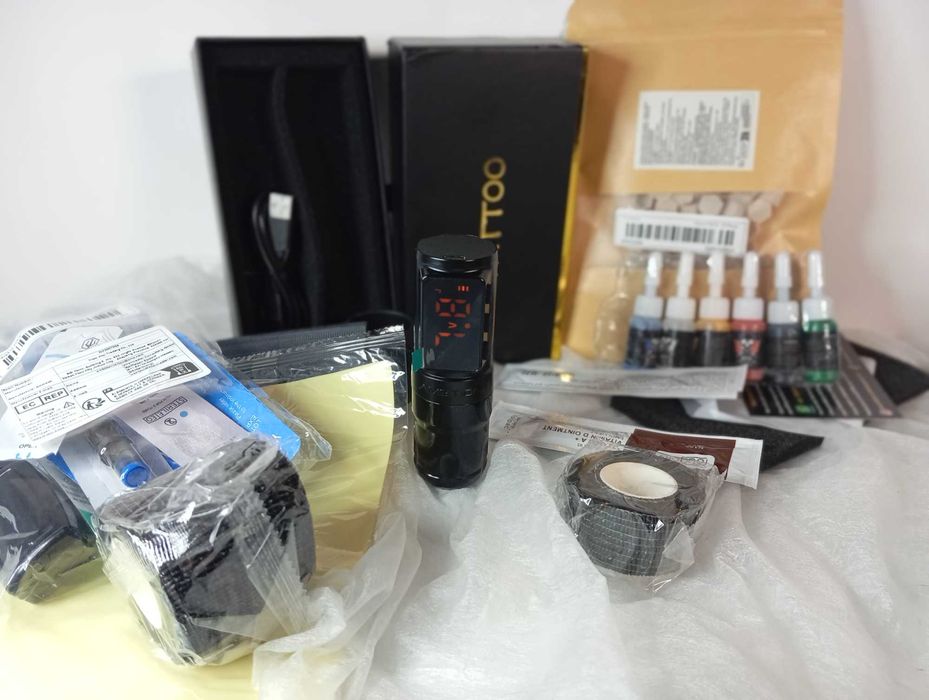 Super KIT Ambition-Bolt X NOU Aparat de tatuat Calitate Pro, + bonus!