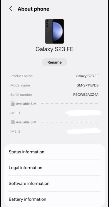 Samsung Galaxy 23 FE