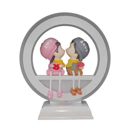 Veioze noi cu leduri si 2 figurine, 25.5x8.5x29
