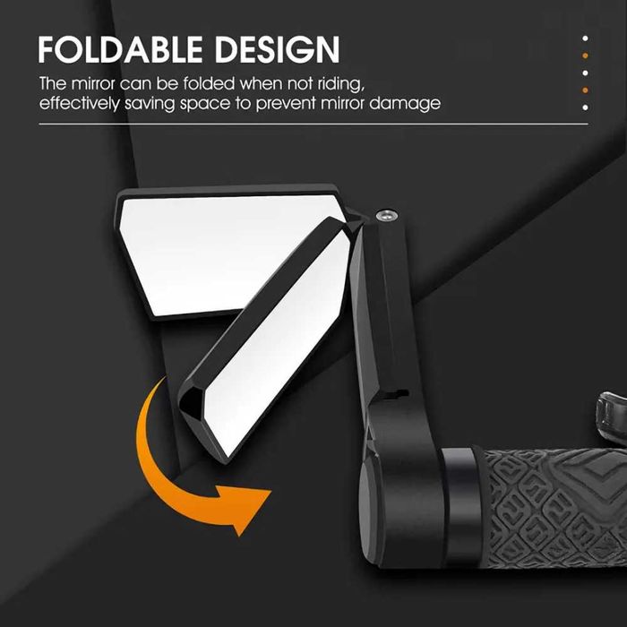 Мултифункционални огледала за велосипед, 360°, Регулируеми, Сгъваеми