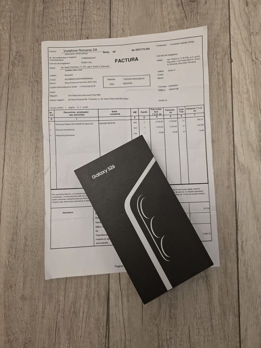 Samsung s25 Fe 5G Black 128Gb NOU Sigilat Factura 2 ANI GARANTIE