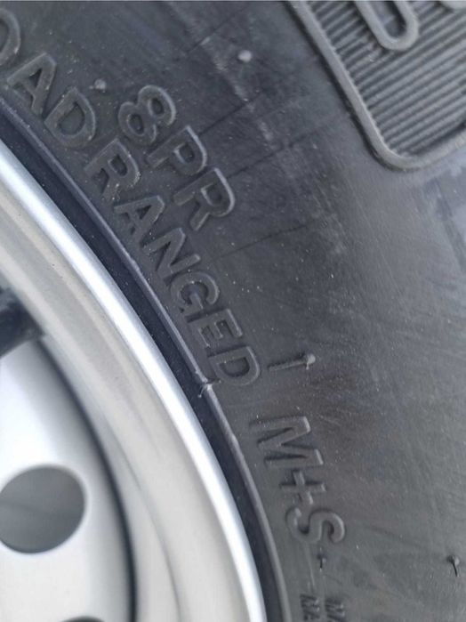 Roata 185 R14C, 102S, Anvelopa Security pe Janta 5.5Jx14 în 5 prezoane