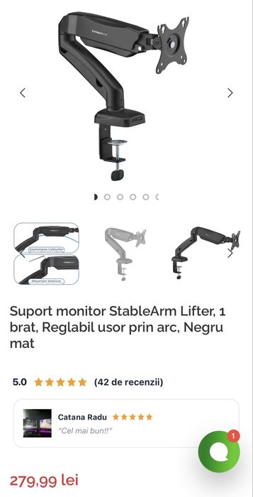 Suport monitor Stable Desk (17”-32”)