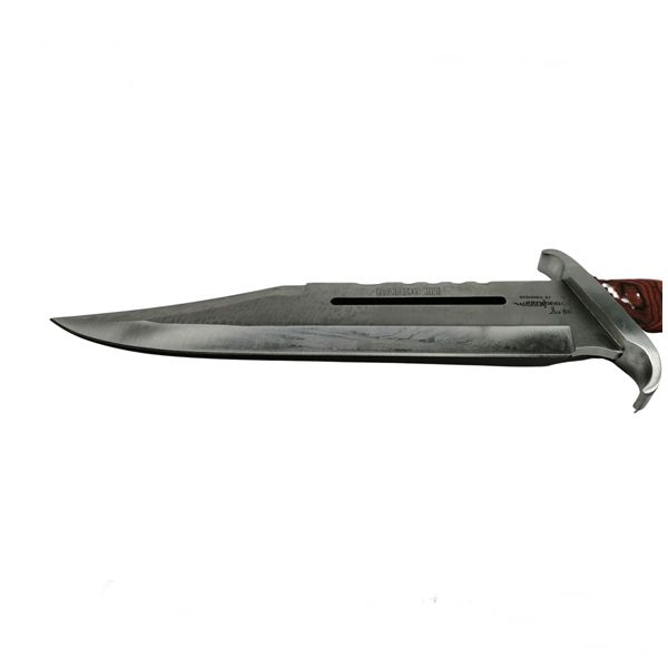 Set Cutit Baioneta 42 cm si Maceta Rambo 56,5 cm, Teaca inclusa