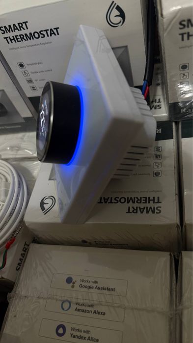 комнатный термостат для водяного теплого пола терморегулятор отопления