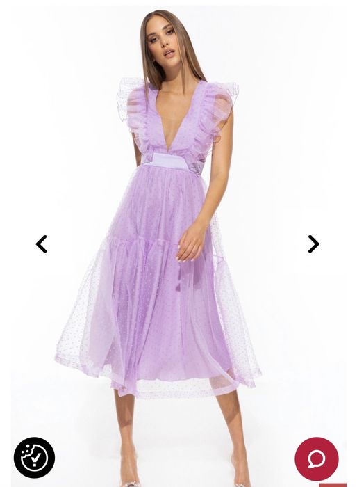 Rochie elegantă Nissa mov