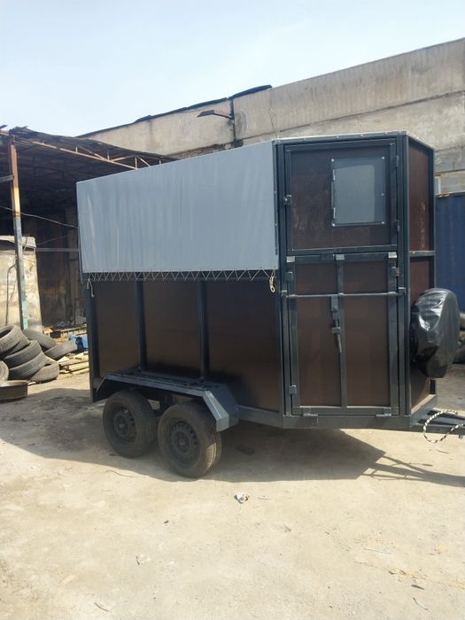 Коневозка двухосный