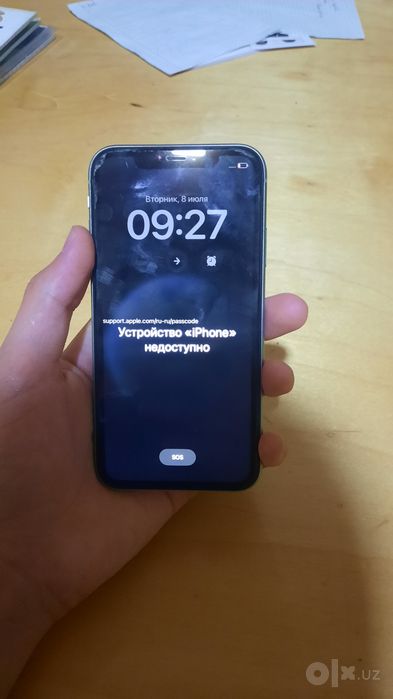 Iphone 11 xotira;64gb yomkis 74%