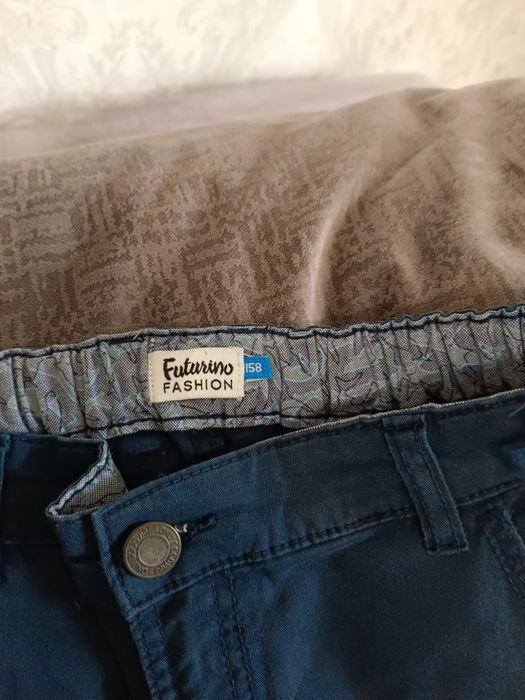 Брюки школьные синего цвета