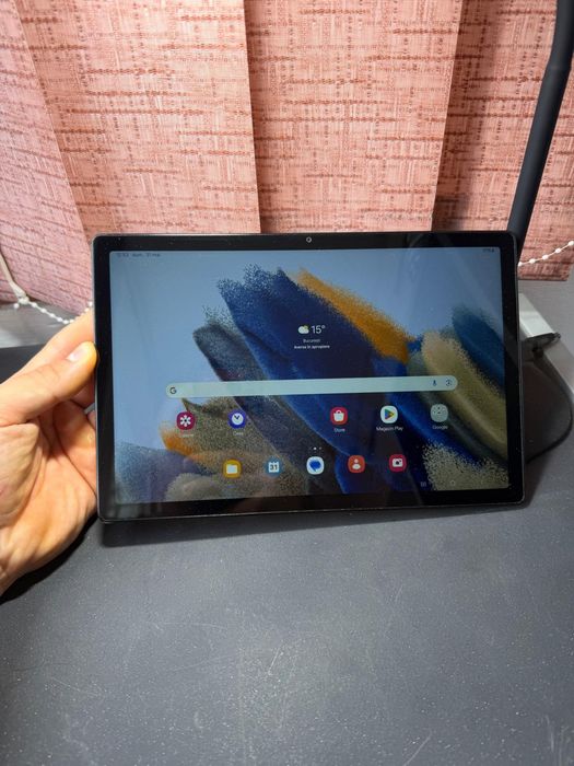 Tabletă Samsung Galaxy Tab A8 (2021) 10.5", Argintiu, Memorie 32GB, 3GB+4GB RAM, Android 14