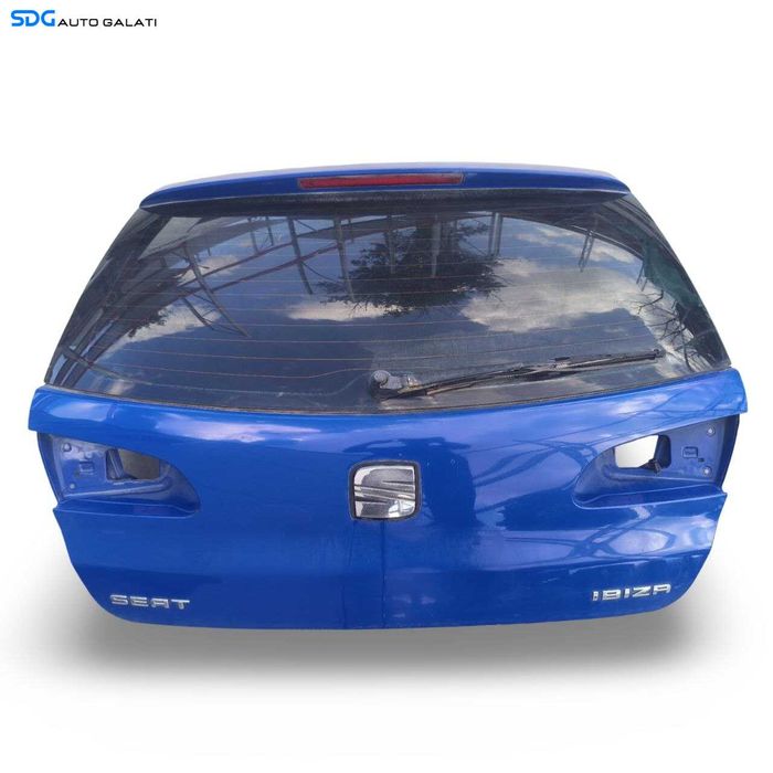 Hayon Haion Porbagaj Dezechipat cu Luneta Geam Sticla Culoare LS5V Seat Ibiza 6L 2002 - 2010 Cod 6L6827024B [LS1426]