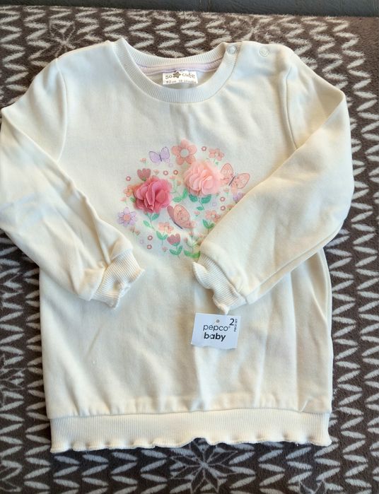 Set nou  2 piese fetita 86/92