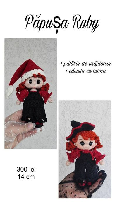 Păpușă croșetată handmade