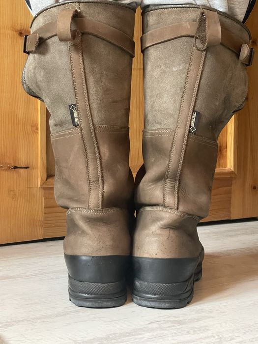 Ловни ботуши CRISPI FINLAND HTG MARRON кожени и вълна 47 номер