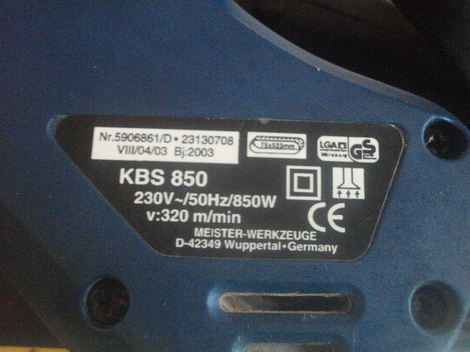 Немски:  Електрическо Ренде Meister Ексцентър Виброшлайф 900W-420W