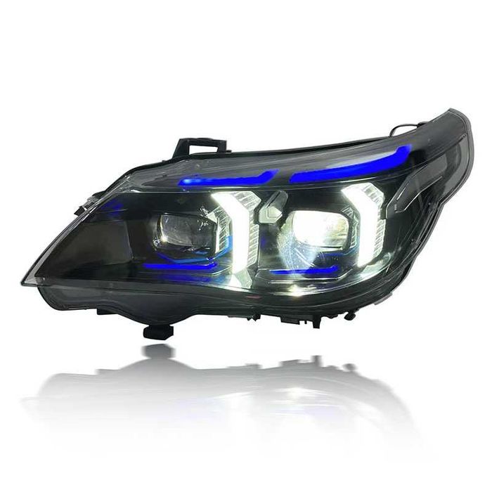 Faruri Full LED BMW Seria 5 E60 E61 DRL Alb/Galben Plug&Play GARANTIE