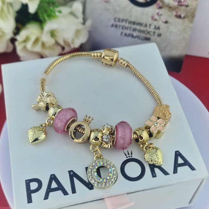 Детска гривна тип Pandora с висулки