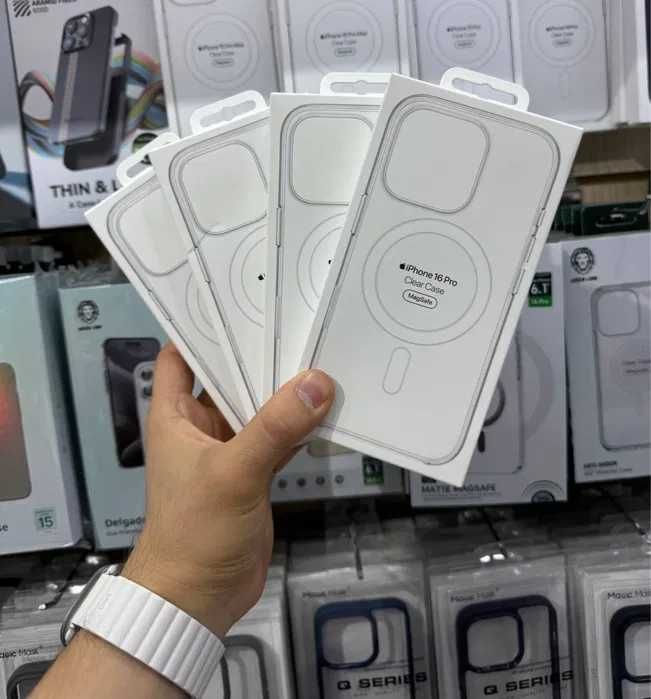 Новый Clear case IPhone 16 Series  Чехлы