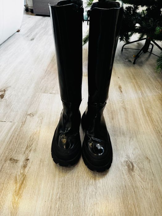 Дамски ботуши от висококачествена еко кожа