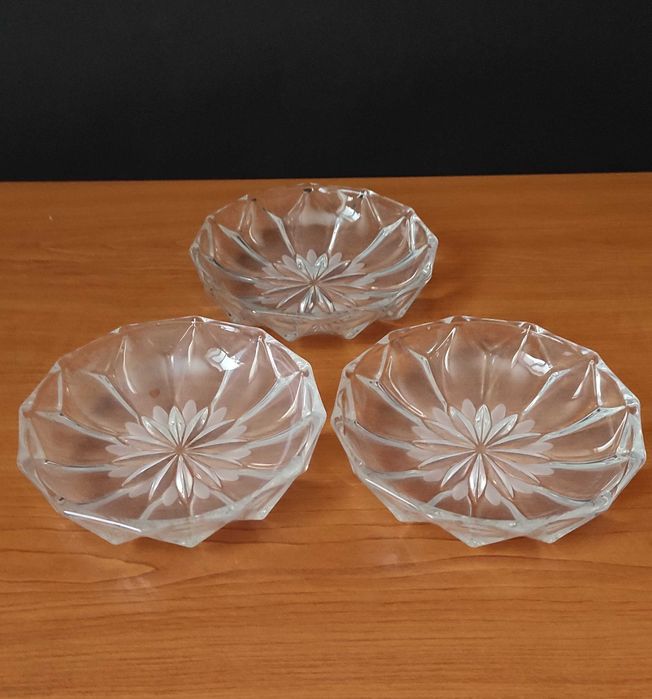 Кристални купички 5 бр+3 бр.подарък