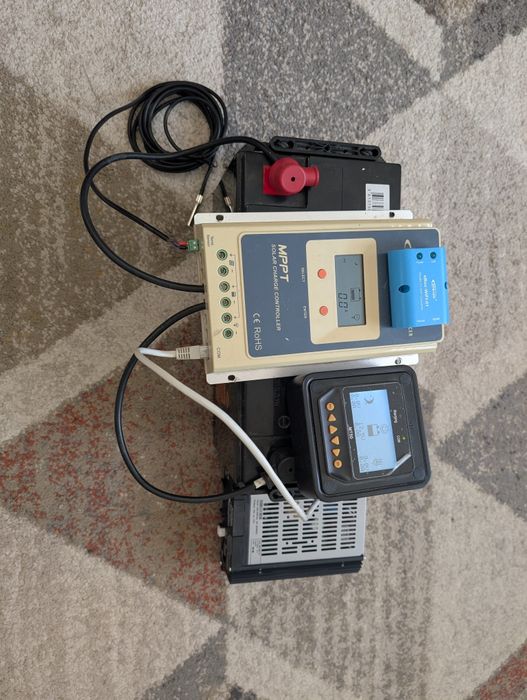 Kit sistem solar pentru rulote si nu numai