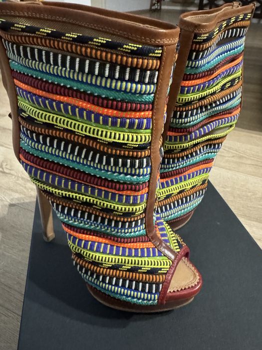 Cizme de vara, cu toc si platforma Dsquared, 36