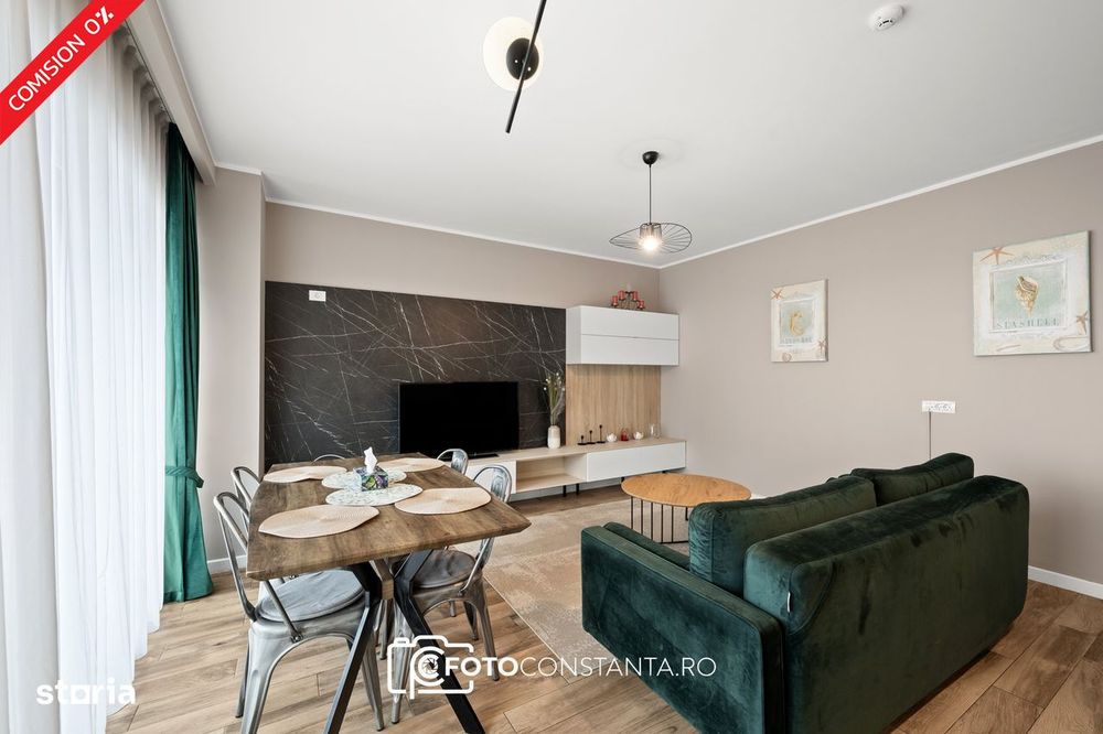 #Vedere lac : apartament mobilat cu 3 camere și 2 băi | Butoaie Mamaia