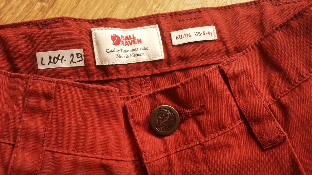 FJALLRAVEN KIDS VUDDA Trouser G-1000 раз 5-6 г. / 116 см детски - 984