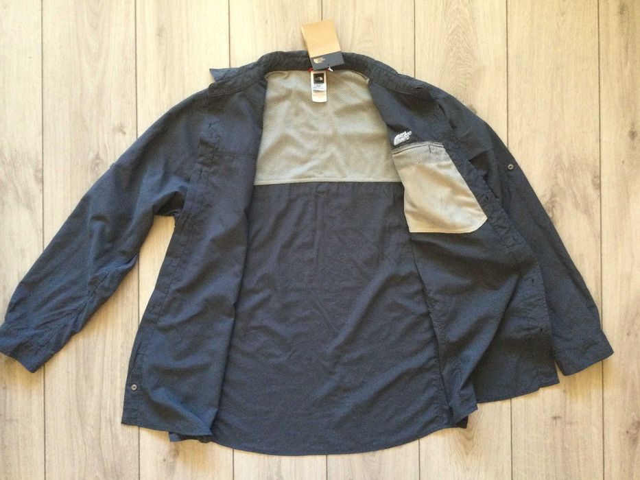 НОВА сива мъжка риза с дълъг ръкав THE NORTH FACE размер XL от САЩ