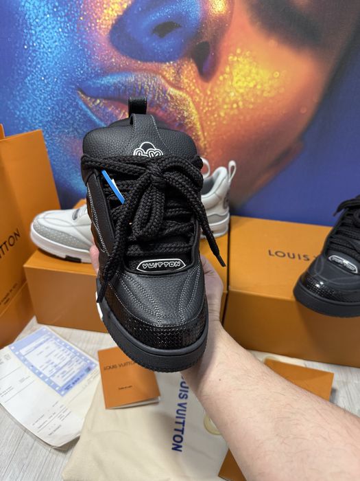 Adidasi Louis Vuitton piele naturala 100% Premium Full Box 2025