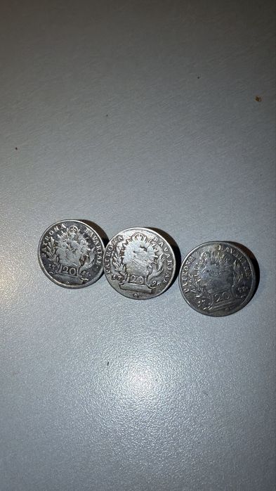 Lot 3 monede 20 kreuzer patrona bavariae argint