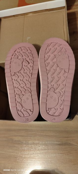 Топли розови боти размер 28