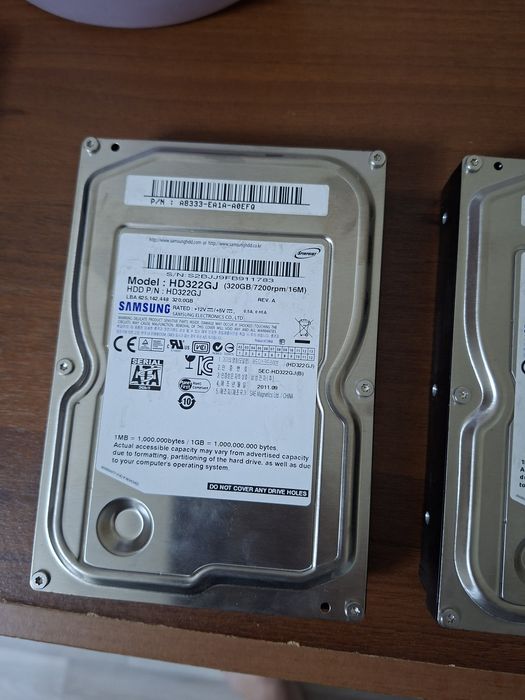 Жёсткие диски 320 гигабайт